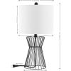 SAFAVIEH Lighting Collection Rayna Black 20-inch Table Lamp (LED Bulb Included)