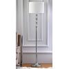 SAFAVIEH Lighting Collection Riga Clear Crystal/ Chrome 60-inch Living Room Bedroom Home Office Standing Floor Lamp (LED Bulb Included)