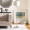 SAFAVIEH Lighting Collection Savannah Clear Crystal/ Chrome 60-inch Living Room Bedroom Home Office Standing Floor Lamp (LED Bulb Included)