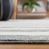 SAFAVIEH Washable Rug Easy Care Collection – 5′ x 8′, Blue & Ivory, Easy to Clean, Ideal for Living Room, Bedroom, Dining Space (ECR115M)(Dark Grey/Ivory)