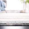 SAFAVIEH Washable Rug Easy Care Collection – 5′ x 8′, Blue & Ivory, Easy to Clean, Ideal for Living Room, Bedroom, Dining Space (ECR115M)(Grey/Ivory)