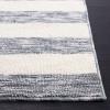 SAFAVIEH Washable Rug Easy Care Collection – 5′ x 8′, Blue & Ivory, Easy to Clean, Ideal for Living Room, Bedroom, Dining Space (ECR115M)(Grey/Ivory)