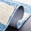 SAFAVIEH Washable Rug Easy Care Collection – 5′ x 8′, Blue & Ivory, Easy to Clean, Ideal for Living Room, Bedroom, Dining Space (ECR115M)(Light Blue / Ivory)