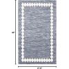 SAFAVIEH Washable Rug Easy Care Collection – 5′ x 8′, Grey & Ivory, Easy to Clean, Ideal for Living Room, Bedroom, Dining Space (ECR110F)(Grey/Ivory)