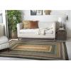 SAFAVIEH Washable Rug Outdoor Braided Collection – 5′ x 8′ Oval, Multi, Handmade & Reversible, Non-Shedding & Easy to Clean, Ideal for Patio, Backyard, Mudroom (BRD308A)(Multi Color)