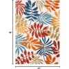 SAFAVIEH Washable Rug Outdoor Cabana Collection – 8′ x 10′, Cream & Red, Non-Shedding & Easy to Clean, Ideal for Patio, Backyard, Mudroom (CBN814A)(Creme/Red)