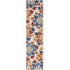 SAFAVIEH Washable Rug Outdoor Cabana Collection – 9′ x 12′, Grey & Blue, Non-Shedding & Easy to Clean, Ideal for Patio, Backyard, Mudroom (CBN800F)(Creme/Red)