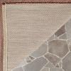 SAFAVIEH Washable Rug Outdoor Courtyard Collection – 10′ Square, Black & Beige, Non-Shedding & Easy Cleaning, Ideal for Patio, Backyard, Mudroom (CY8022-36621)(Red/Beige)