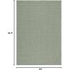 SAFAVIEH Washable Rug Outdoor Courtyard Collection – 10′ Square, Black & Beige, Non-Shedding & Easy Cleaning, Ideal for Patio, Backyard, Mudroom (CY8022-36621)(Dark Green/Beige)