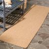 SAFAVIEH Washable Rug Outdoor Courtyard Collection – 10′ Square, Black & Beige, Non-Shedding & Easy Cleaning, Ideal for Patio, Backyard, Mudroom (CY8022-36621)(Natural/Cream)