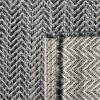 SAFAVIEH Washable Rug Outdoor Courtyard Collection – 10′ Square, Black & Beige, Non-Shedding & Easy Cleaning, Ideal for Patio, Backyard, Mudroom (CY8022-36621)(Black/Beige)