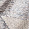 SAFAVIEH Washable Rug Outdoor Courtyard Collection – 10′ Square, Black & Beige, Non-Shedding & Easy Cleaning, Ideal for Patio, Backyard, Mudroom (CY8022-36621)(Ivory Blue/Beige)