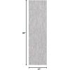 SAFAVIEH Washable Rug Outdoor Courtyard Collection – 10′ Square, Black & Beige, Non-Shedding & Easy Cleaning, Ideal for Patio, Backyard, Mudroom (CY8022-36621)(Ivory Blue/Beige)