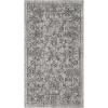 SAFAVIEH Washable Rug Outdoor Courtyard Collection – 9′ x 12′, Aqua Blue & Grey, Non-Shedding & Easy Cleaning, Ideal for Patio, Backyard, Mudroom (CY8680-37121)(Grey/Black)