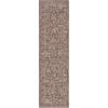 SAFAVIEH Washable Rug Outdoor Courtyard Collection – 9′ x 12′, Aqua Blue & Grey, Non-Shedding & Easy Cleaning, Ideal for Patio, Backyard, Mudroom (CY8680-37121)(Brown/Ivory)