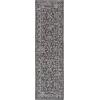 SAFAVIEH Washable Rug Outdoor Courtyard Collection – 9′ x 12′, Aqua Blue & Grey, Non-Shedding & Easy Cleaning, Ideal for Patio, Backyard, Mudroom (CY8680-37121)(Black/Ivory)