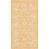 SAFAVIEH Washable Rug Outdoor Courtyard Collection – 9′ x 12′, Aqua Blue & Grey, Non-Shedding & Easy Cleaning, Ideal for Patio, Backyard, Mudroom (CY8680-37121)(Gold/Ivory)