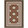 SAFAVIEH Washable Rug Outdoor Veranda Collection – 9′ x 12′, Ivory & Charcoal, Non-Shedding & Easy to Clean, Ideal for Patio, Backyard, Mudroom (VER099-3435)(Brown/Terracotta)