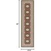 SAFAVIEH Washable Rug Outdoor Veranda Collection – 9′ x 12′, Ivory & Charcoal, Non-Shedding & Easy to Clean, Ideal for Patio, Backyard, Mudroom (VER099-3435)(Brown/Terracotta)