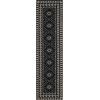 SAFAVIEH Washable Rug Outdoor Veranda Collection – 9′ x 12′, Ivory & Charcoal, Non-Shedding & Easy to Clean, Ideal for Patio, Backyard, Mudroom (VER099-3435)(Black/Creme)
