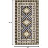 SAFAVIEH Washable Rug Outdoor Veranda Collection – 9′ x 12′, Ivory & Charcoal, Non-Shedding & Easy to Clean, Ideal for Patio, Backyard, Mudroom (VER099-3435)(Chocolate/Green)