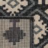 SAFAVIEH Washable Rug Outdoor Veranda Collection – 9′ x 12′, Ivory & Charcoal, Non-Shedding & Easy to Clean, Ideal for Patio, Backyard, Mudroom (VER099-3435)(Ivory/Grey)
