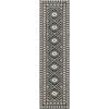 SAFAVIEH Washable Rug Outdoor Veranda Collection – 9′ x 12′, Ivory & Charcoal, Non-Shedding & Easy to Clean, Ideal for Patio, Backyard, Mudroom (VER099-3435)(Ivory/Grey)
