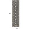 SAFAVIEH Washable Rug Outdoor Veranda Collection – 9′ x 12′, Ivory & Charcoal, Non-Shedding & Easy to Clean, Ideal for Patio, Backyard, Mudroom (VER099-3435)(Ivory/Grey)
