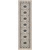 SAFAVIEH Washable Rug Outdoor Veranda Collection – 9′ x 12′, Ivory & Charcoal, Non-Shedding & Easy to Clean, Ideal for Patio, Backyard, Mudroom (VER099-3435)(Ivory/Slate)