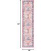 SAFAVIEH Washable Rug Riviera Collection – 5’5″ x 7’7″, Light Blue & Red, Slip Resistant & Easy to Clean, Ideal for Living Room, Bedroom, Office, Kids Playroom, Dining Space (RIV182J)(Navy/Red)