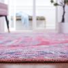 SAFAVIEH Washable Rug Serapi Collection – 8′ x 10′, Red & Navy, Slip Resistant & Easy to Clean, Ideal for Living Room, Bedroom, Dining Space (SEP389Q)(Navy/Red)
