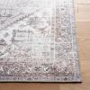 SAFAVIEH Washable Rug Tucson Collection – 6′ x 9′, Dark Sage & Ivory, Slip Resistant & Easy to Clean, Ideal for Living Room, Bedroom, Dining Space (TSN102F)(Beige/Grey)