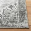 SAFAVIEH Washable Rug Tucson Collection – 6′ x 9′, Dark Sage & Ivory, Slip Resistant & Easy to Clean, Ideal for Living Room, Bedroom, Dining Space (TSN102F)(Dark Sage/Ivory)