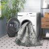 SAFAVIEH Washable Rug Tucson Collection – 6′ x 9′, Dark Sage & Ivory, Slip Resistant & Easy to Clean, Ideal for Living Room, Bedroom, Dining Space (TSN102F)(Dark Sage/Ivory)