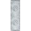 SAFAVIEH Washable Rug Tucson Collection – 6′ x 9′, Dark Sage & Ivory, Slip Resistant & Easy to Clean, Ideal for Living Room, Bedroom, Dining Space (TSN102F)(Light Grey)