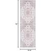 SAFAVIEH Washable Rug Tucson Collection – 8′ x 10′, Beige & Grey, Slip Resistant & Easy to Clean, Ideal for Living Room, Bedroom, Dining Space (TSN103B)(Beige/Grey)