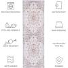 SAFAVIEH Washable Rug Tucson Collection – 8′ x 10′, Beige & Grey, Slip Resistant & Easy to Clean, Ideal for Living Room, Bedroom, Dining Space (TSN103B)(Beige/Grey)