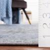 SAFAVIEH Washable Rug Tucson Collection – 8′ x 10′, Black & Grey, Slip Resistant & Easy to Clean, Ideal for Living Room, Bedroom, Dining Space (TSN190Z)(Green)