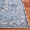 SAFAVIEH Washable Rug Tucson Collection – 8′ x 10′, Black & Grey, Slip Resistant & Easy to Clean, Ideal for Living Room, Bedroom, Dining Space (TSN190Z)(Green)