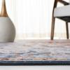SAFAVIEH Washable Rug Tucson Collection – 8′ x 10′, Grey & Rust, Slip Resistant & Easy to Clean, Ideal for Living Room, Bedroom, Dining Space (TSN117F)(Grey/Rust)