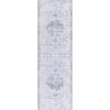 SAFAVIEH Washable Rug Tucson Collection – 8′ x 10′, Grey & Rust, Slip Resistant & Easy to Clean, Ideal for Living Room, Bedroom, Dining Space (TSN117F)(Light Grey/Grey)