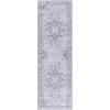SAFAVIEH Washable Rug Tucson Collection – 8′ x 10′, Ivory & Red, Slip Resistant & Easy to Clean, Ideal for Living Room, Bedroom, Dining Space (TSN113A)(Dark Grey/Grey)