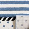 SAFAVIEH Carousel Kids Collection Accent Rug – 4′ x 6′, Ivory & Navy, Non-Shedding & Easy Care, Ideal for High Traffic Areas for Boys & Girls in Playroom, Nursery, Bedroom (CRK124A)(Ivory/Navy)