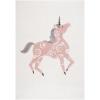 SAFAVIEH Carousel Kids Collection Area Rug – 5’3″ x 7’6″, Pink & Ivory, Non-Shedding & Easy Care, Ideal for High Traffic Areas for Boys & Girls in Playroom, Nursery, Bedroom (CRK163P)(Ivory/Pink)