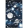 SAFAVIEH Carousel Kids Collection Area Rug – 6’7″ Square, Dark Blue & Light Blue, Non-Shedding & Easy Care, Ideal for High Traffic Areas for Boys & Girls in Playroom, Nursery, Bedroom (CRK122M)(Dark Blue/Light Blue)