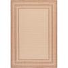 SAFAVIEH Courtyard Collection 8′ x 10′ Natural / Black CY8475 Indoor/ Outdoor Patio Backyard Mudroom Area Rug(Beige/Dark Beige)