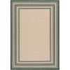SAFAVIEH Courtyard Collection 8′ x 10′ Natural / Black CY8475 Indoor/ Outdoor Patio Backyard Mudroom Area Rug(Beige/Dark Green)