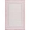 SAFAVIEH Courtyard Collection 8′ x 10′ Natural / Black CY8475 Indoor/ Outdoor Patio Backyard Mudroom Area Rug(Ivory/Pink)
