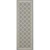 SAFAVIEH Courtyard Collection 8′ x 11′ Navy/Beige CY6918 Trellis Indoor/ Outdoor Splashproof Easy Scrubbing Patio Backyard Mudroom Area Rug(Anthracite/Beige)