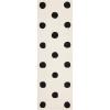 SAFAVIEH Kids Collection Area Rug – 5′ x 7′, Ivory & Black, Handmade Polka Dot Wool, Ideal for High Traffic Areas in Living Room, Bedroom (SFK904D)(Ivory/Black)